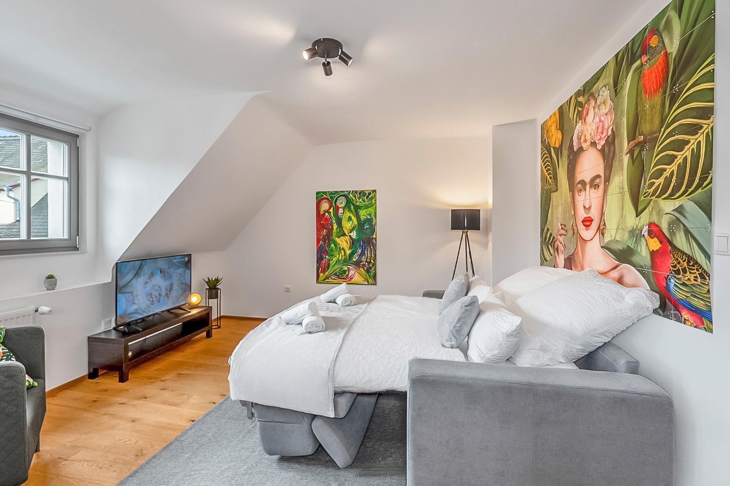 Namaste Homes - Ferienwohnung Mit Dachterrasse バート・ヴィンツハイム エクステリア 写真